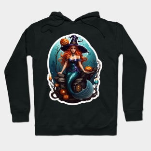 Halloween Mermaid Wizard Hoodie